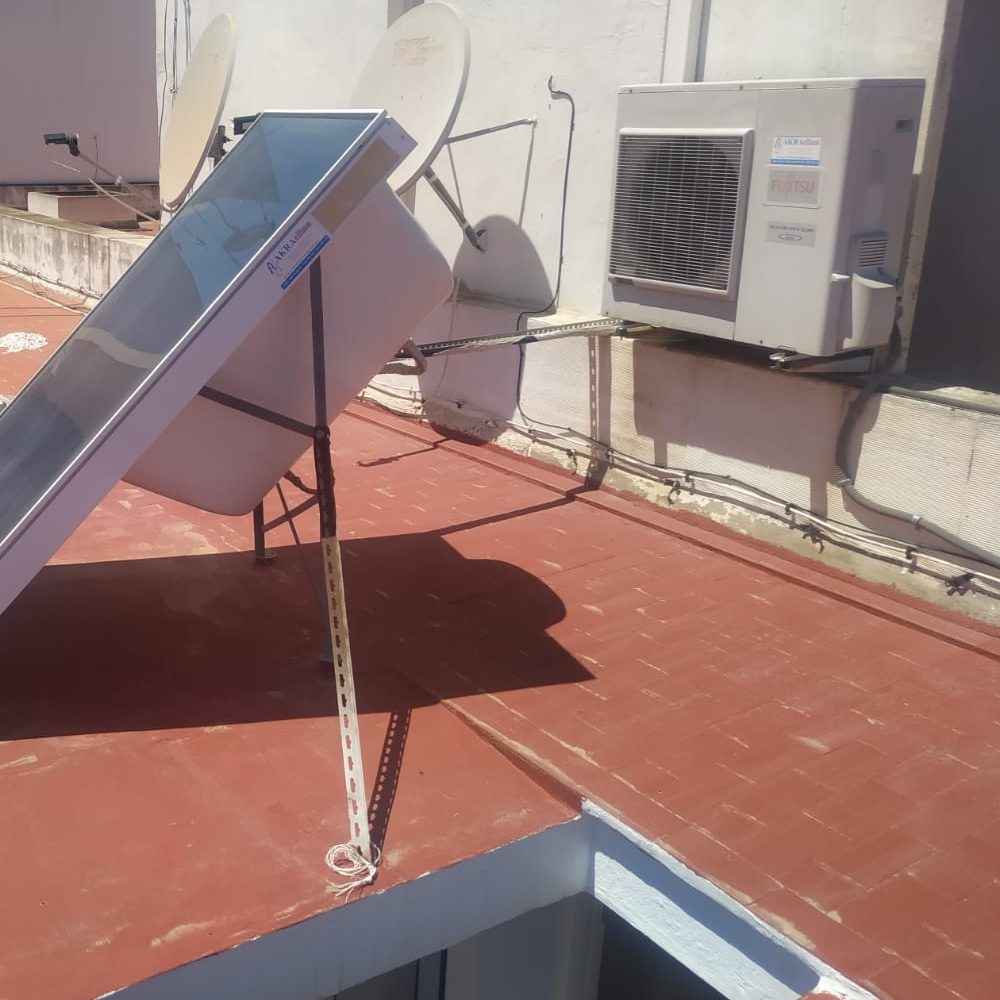 Instalación de aire acondicionado en la isla de Tabarca para administraciones